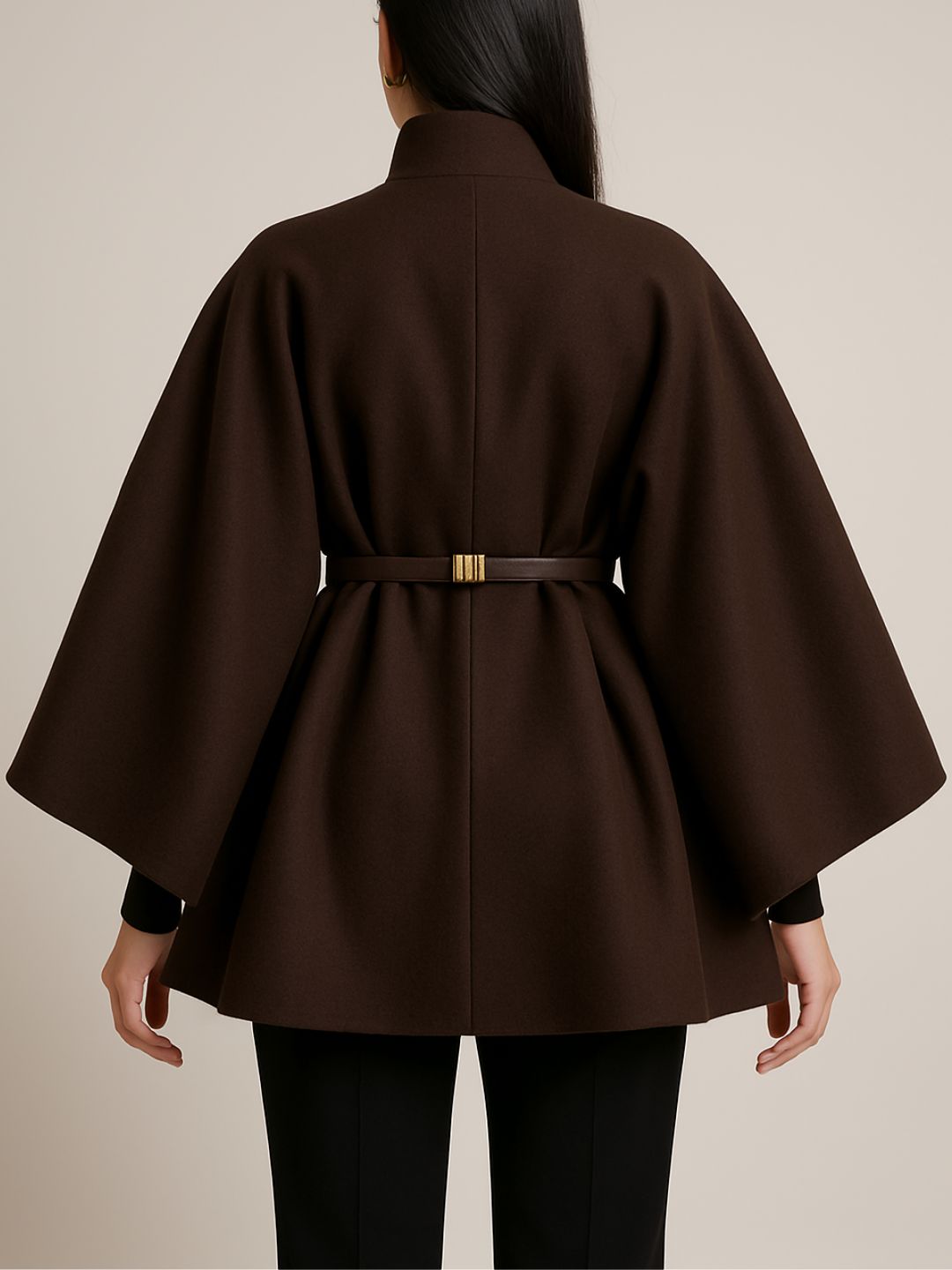 Palais Royale Belted Cape Coat