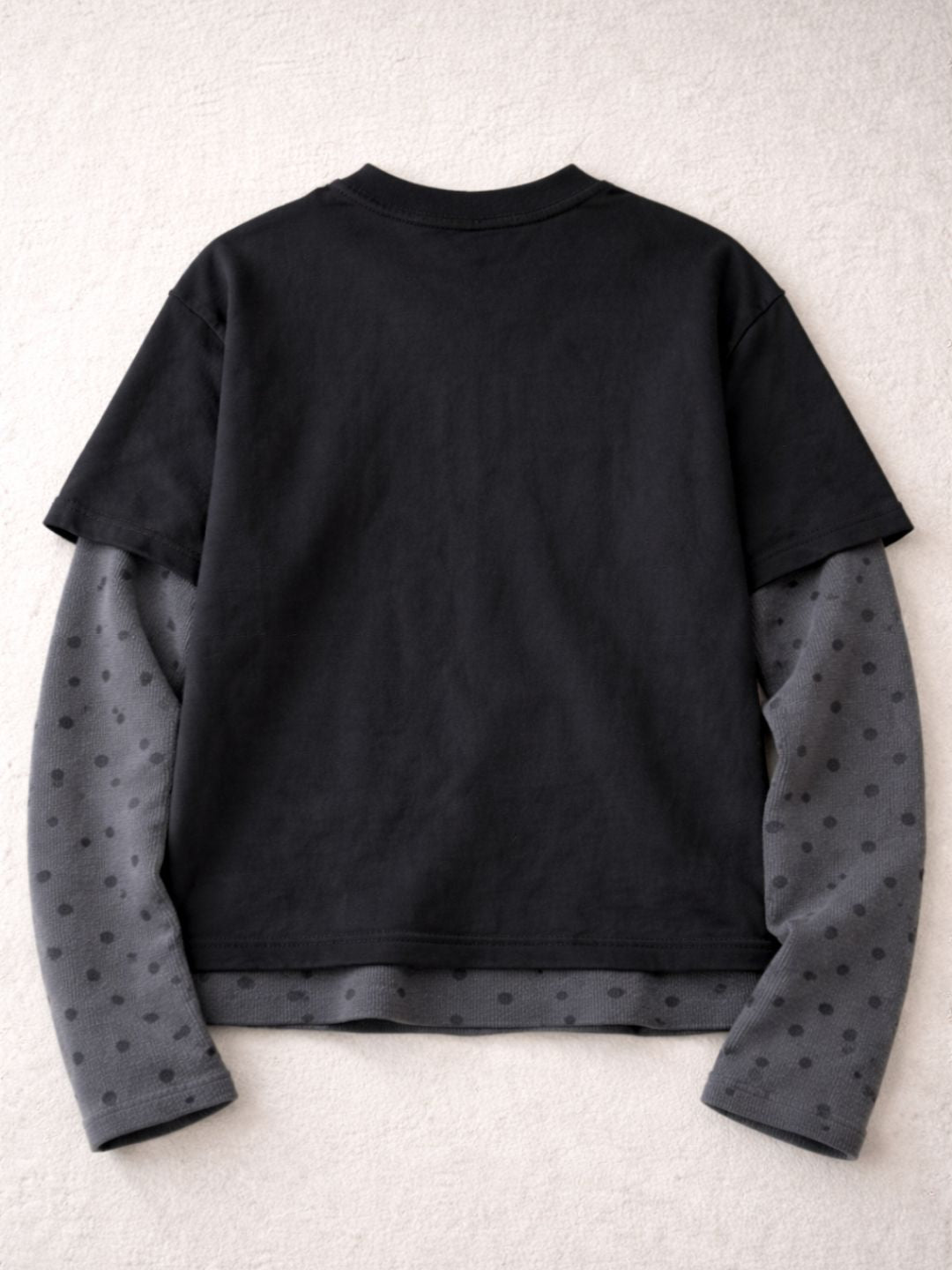 Layered Polka Long Sleeve Tee