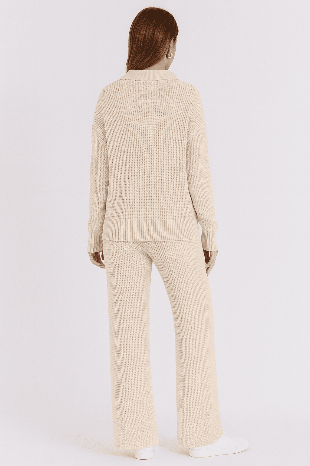 Waffle Knit Signature Lounge Set