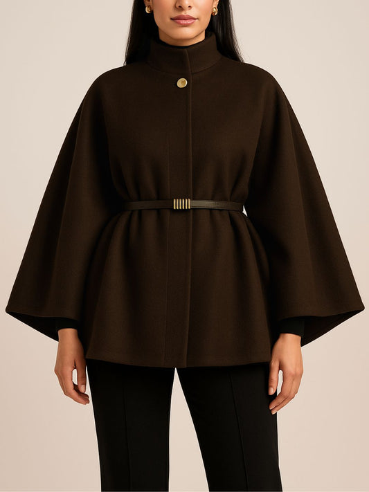Palais Royale Belted Cape Coat