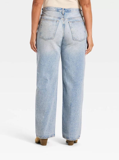 Starlight 90s Baggy Crystal Jeans