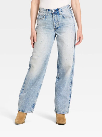Starlight 90s Baggy Crystal Jeans