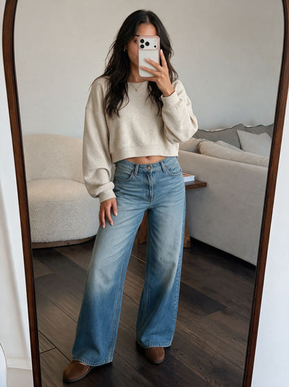 The Glacier Low-Rise Baggy Jean